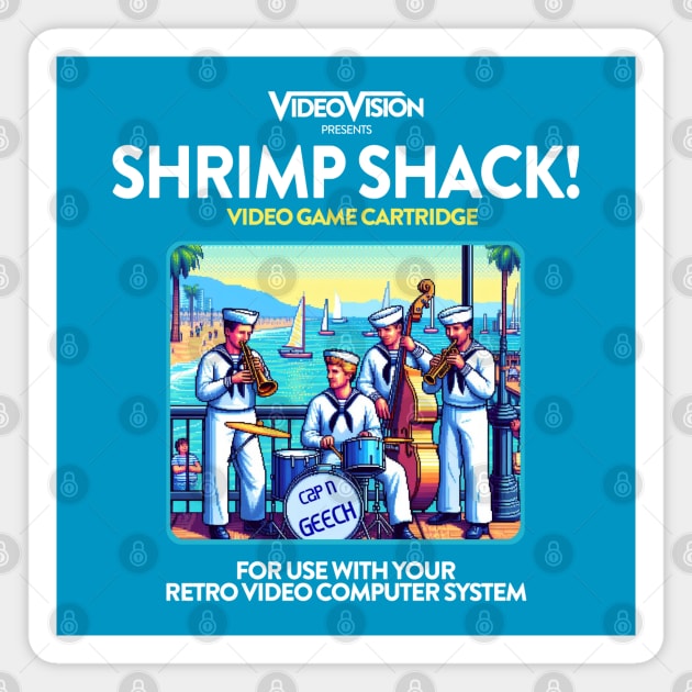 Shrimp Shack 80s Game Magnet by PopCultureShirts